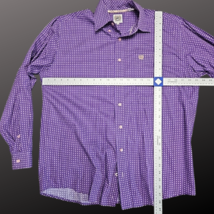 Cinch Mens Purple Boxed Long Sleeve Western Show Shirt Size Small Pre-Loved image 7