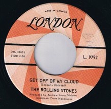 Rolling Stones Get Off Of My Cloud 45 rpm I&#39;m Free Canadian Pressing - $7.91