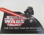 Star Wars Trilogy Window Decal Sticker 2004 Darth Vader Lightsaber Lucas... - £15.62 GBP