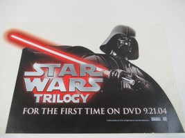 Star Wars Trilogy Window Decal Sticker 2004 Darth Vader Lightsaber Lucas... - $19.24