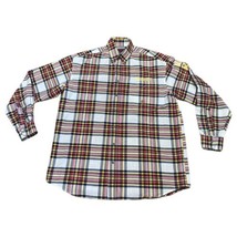 Wrangler Twenty X Western Shirt Mens L SPELLOUT YELLOW Plaid Button Up C... - $32.70