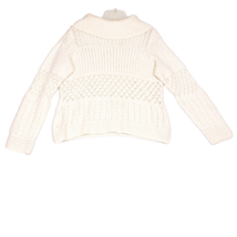 Emma James Women&#39;s Cowl Neck Cream Sweater Size Large - $22.09