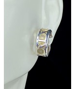 Tiffany & Co. Sterling 925 Atlas Hoop earrings 8.3gm JR7926 - £211.04 GBP