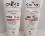 2 Bottles of Cremo Coconut Mango Moisturizing Shave Cream 6 OZ NEW - £13.14 GBP