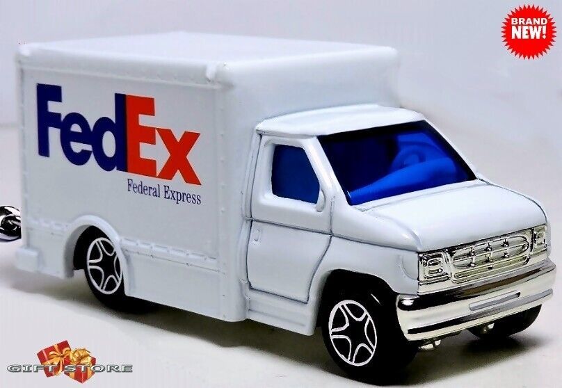  GREAT GIF KEYCHAIN FedEx FEDERAL EXPRESS DELIVERY VAN CUSTOM Ltd EDITION  - $38.98