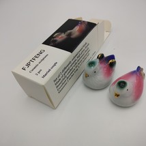 FJPTFENG Ceramic sculptures Colorful Ceramic Mandarin Duck for Wedding G... - $418.67 MXN