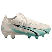 PUMA ULTRA Match Rush FG AG Soccer Cleats Shoes Womens 5.5 White Aqua 10... - $1,297.73 MXN