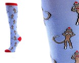 Yo Sox Monkey Women&#39;s Knee Socks Blue Premium Brand Cotton Blend Antimic... - $7.92