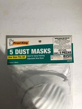 Frost King 5 Dust Masks One Size Fits All New Ship24HRS - £3.02 GBP
