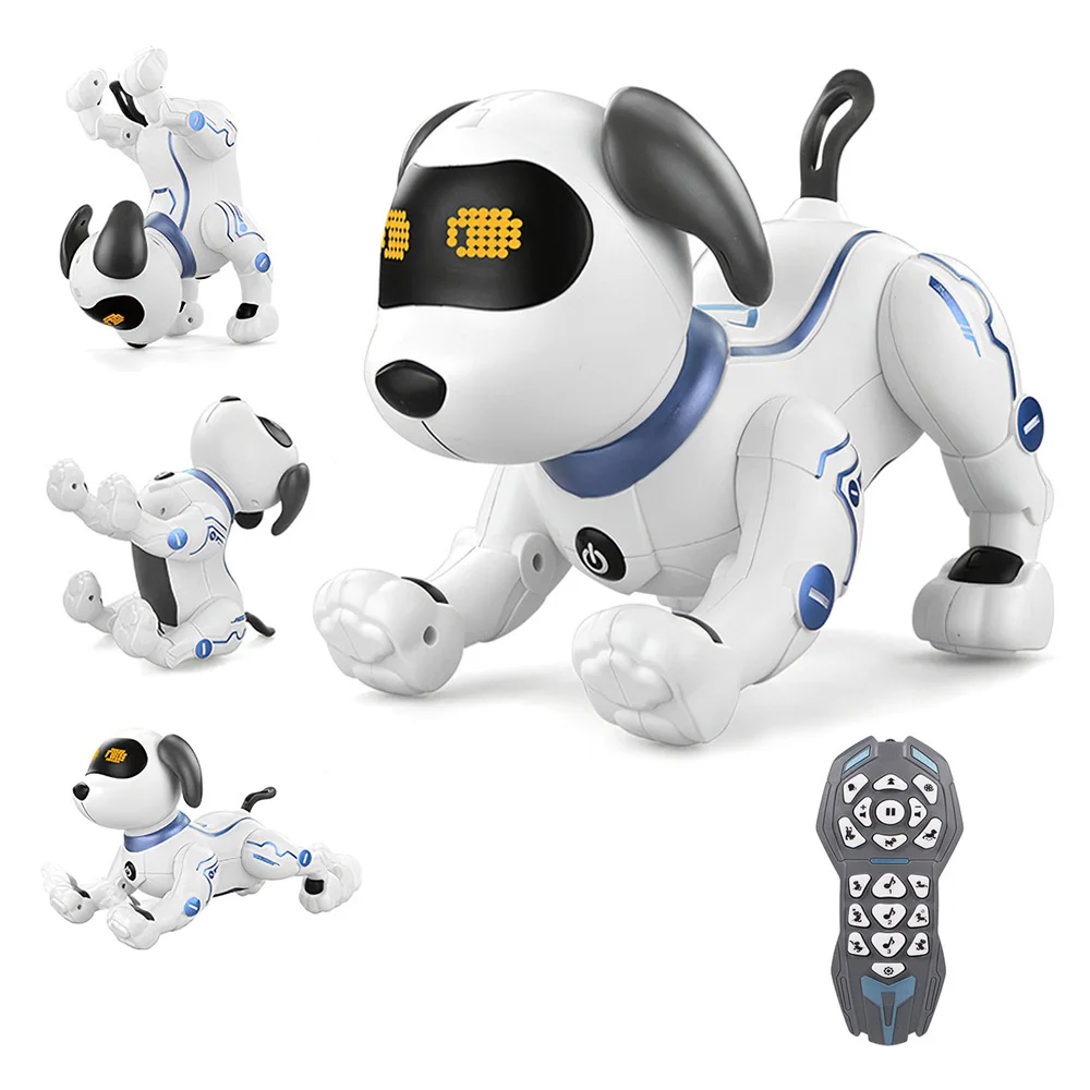 LE NENG TOYS K16A Electronic Pets Robot Dog Stunt Dog Voice Command Programmable - £42.68 GBP