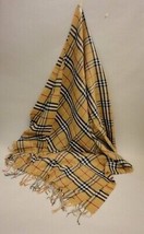 Gorgeous Beige Tartan scarf - £19.41 GBP