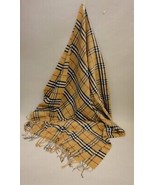 Gorgeous Beige Tartan scarf - £19.75 GBP