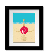 California Girls by Beach Boys - Song Lyric Inspired Art Print, Canvas o... - $25.61 CAD+
