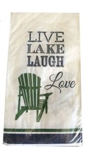 Live Lake Laugh Buffet Paper Napkins Guest Bath Towels 20 CT Set of 2 Ru... - $22.42