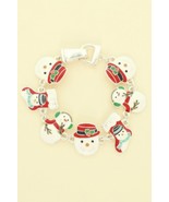  Christmas Themed Enamel Charm Bracelet - $32.55