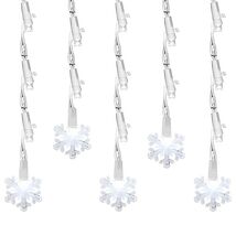 Brite Star Snowflake Icicle Light Set 60 Lights Pure White LED Christmas - $247.59 MXN Brite Star Snowflake Icicle Light Set 60 Lights Pure White LED Christmas - $247.59 MXN