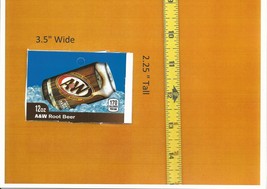 Medium Square Size A&amp;W Root Beer 12 oz CAN Soda Vending Machine Flavor S... - £3.18 GBP