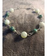 Glass and Sea Sediment Bracelet - $16.00