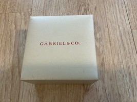 Gabriel &amp; Co Jewelry Box White Brown Orange - £47.62 GBP