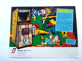 Dog Patch Arcade Game Flyer Retro Vintage 1975 Hillbilly Mountains Outhouse - £18.39 GBP