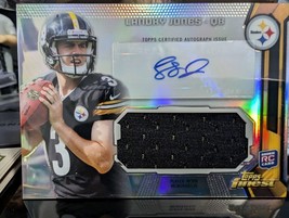 2013 Topps Finest - Autographed Jumbo Relic #AJR-LJ Landry Jones (AU, MEM, RC) - £1.57 GBP