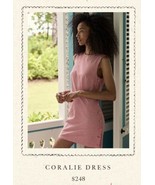 DÔEN Coralie Dress in Rouge La Maddalena Gingham, Sz 0 - £167.91 GBP