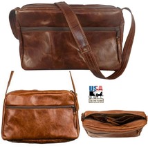 MEDIUM &quot;PARKWAY&quot; LEATHER ADJUSTABLE SHOULDER BAG &amp; HAND PURSE ✯ Handmade... - £117.35 GBP