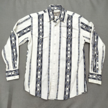 Vintage Wrangler Wrancher Mens Medium Pearl Snap Western Shirt Cowboy Norm Gorp - £23.72 GBP