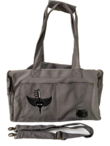 Bon Jovi 2013 VIP Concert Gray Duffle Travel Bag  Canvas Pockets Lined Z... - $1,079.88 MXN