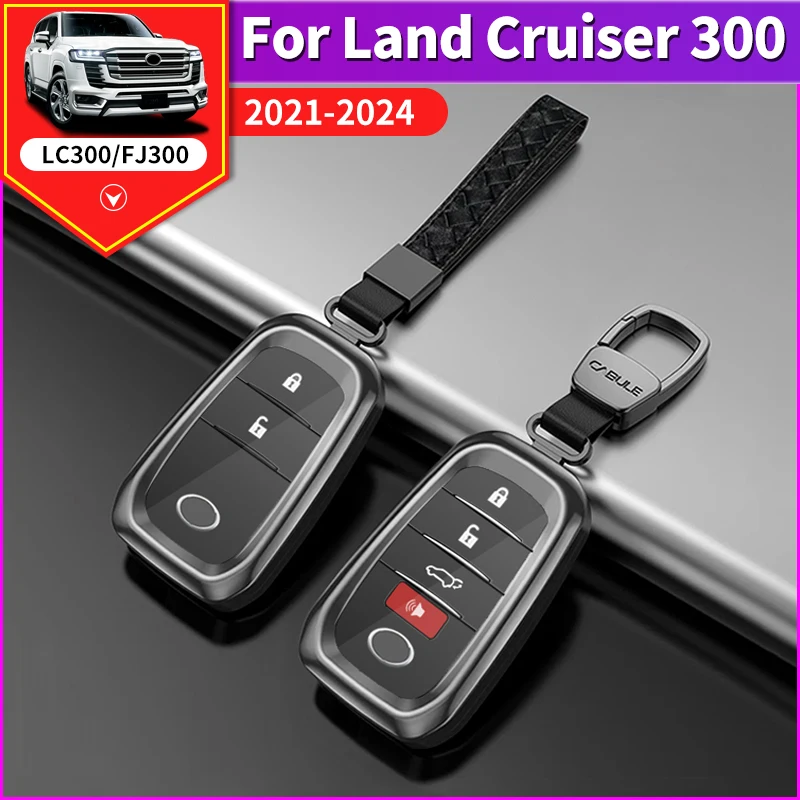 Fully Enclosed Protection Metal Key Shell For Toyota Land Cruiser  300 L... - $43.11