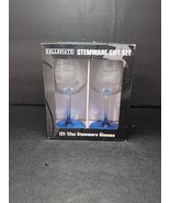 Collegiate Florida Gators stemware set new in box sealed Wine Water Glas... - $23.76