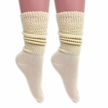 AWS/American Made Cotton Lightweight Slouch Socks for Women Extra Thin Socks Siz - £7.30 GBP