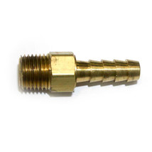 Brass Hose Fitting, Connector, 5/16&quot; Swivel Barb X 1/4&quot; Male Npt End - - £11.81 GBP