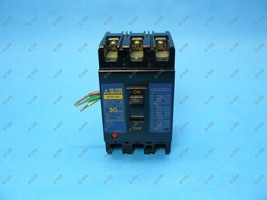 Mitsubishi NF30-SS-3P-30A Circuit Breaker 3 Pole 30 Amp 220 VAC w/Aux Switch - £19.97 GBP