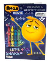 The Emoji Movie Coloring and Activity Book with Crayons - $4.95