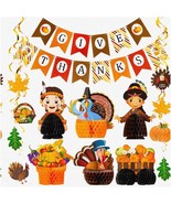 Thanksgiving Fiesta Kit: 33-Piece Decor Set with 6 Playmates, Give Thank... - $38.60