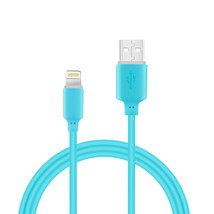 Reiko 30 Pcs Tangle Free Apple Ipad Air Usb Data Cable 3.3 Feet In Blue - £50.58 GBP
