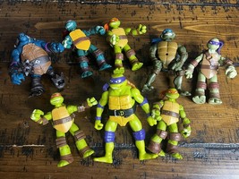 LOT Teenage Mutant Ninja Turtles Action Figures TMNT 8 - $38.57