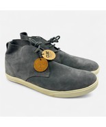 Clae Strayhorn Unlined Charcoal Suede Cream Mens Size 10.5 Boot Chukka - $38.55 CAD