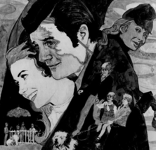 Juliet Mills Richard Long Press Photo Sketch Nanny and the Professor ABC... - $17.47