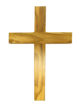 Cross - 10" Hard Wood Wall hanging Cross - Hand Made Indoor/Outdoor - $13.42