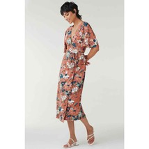 Vetta The Convertible Wrap Tie Dress Retro Floral Print Size Large New NWT - $827.62 MXN