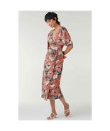 Vetta The Convertible Wrap Tie Dress Retro Floral Print Size Large New NWT - $59.31 CAD