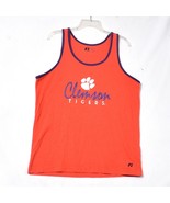 Clemson Tigers Men&#39;s Russell Athletics Tank Top Orange &amp; Purple Large - $309.48 MXN