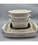 Corningware Symphony Casseroles Dish 6-Pc Set 1990&#39;s - $3,331.08 MXN