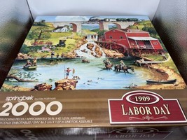 Springbok 2000 pc Puzzle 1909 Labor Day Complete - $21.99