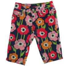 size 3 Gymboree 2013 Poppy Capri Jean Navy Floral Pants Girls Blooming Nautical - £5.43 GBP