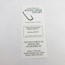 Spider Creek Resort on the White River Brochure Eureka Springs Arkansas ... - $109.06 MXN Spider Creek Resort on the White River Brochure Eureka Springs Arkansas ... - $109.06 MXN