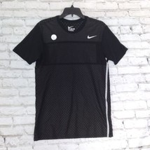 Nike Tee Shirt Men Small Black Sportswear Tri Blend Destroy The Past Ath... - $21.88