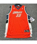 Charlotte Bobcats Okafor #50 Jersey Shirt Youth XL 18-20 Adidas V-Neck New - $710.65 MXN